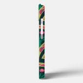 Coques Case-Mate iPhone motif vert en forme de coquillage (Verso / Gauche)