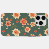 Coques Case-Mate iPhone Motif vert en terre cuite 2025 (Verso (horizontal))
