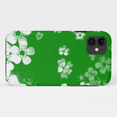 Coques Case-Mate iPhone Motif vert et blanc (Dos (Horizontal))