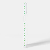 Coques Case-Mate iPhone Motif vert et blanc (Verso / Droite)