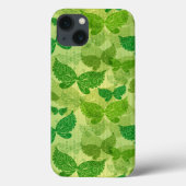 Coques Case-Mate iPhone Motif vert printemps (Verso)