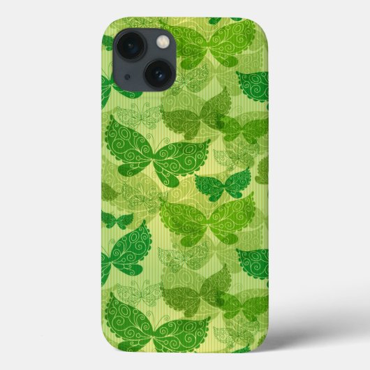 Coques Case-Mate iPhone Motif vert printemps (Verso)