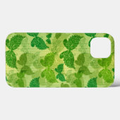Coques Case-Mate iPhone Motif vert printemps (Verso (horizontal))