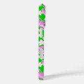 Coques Case-Mate iPhone Motif vert rose pâle de homard (Verso / Droite)