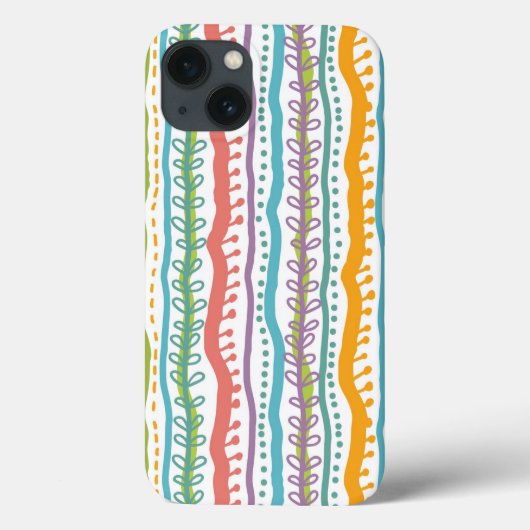 Coques Case-Mate iPhone Motif vertical des bandes Abstraites (Verso)