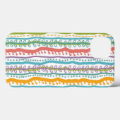 Coques Case-Mate iPhone Motif vertical des bandes Abstraites (Verso (horizontal))