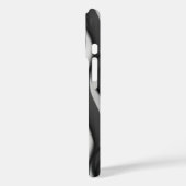 Coques Case-Mate iPhone motif vertical noir et blanc (Verso / Gauche)