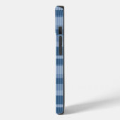 Coques Case-Mate iPhone motif vertical rayé bleu (Verso / Gauche)