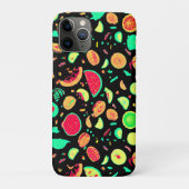 Coques Case-Mate iPhone Motif vibrant de fruits de néon (Dos)