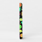 Coques Case-Mate iPhone Motif vibrant de fruits de néon (Dos/Gauche)