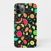 Coques Case-Mate iPhone Motif vibrant de fruits de néon (Dos)