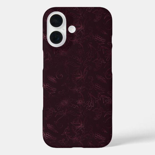 Coques Case-Mate iPhone Motif Vin de Mûre (Verso)