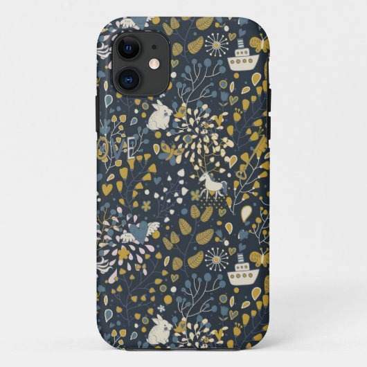 Coques Case-Mate iPhone Motif vintage abstrait (Dos)