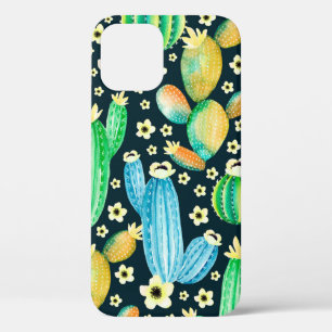 Case-Mate iPhone Case Motif vintage avec succulents. Cactus aquarelle