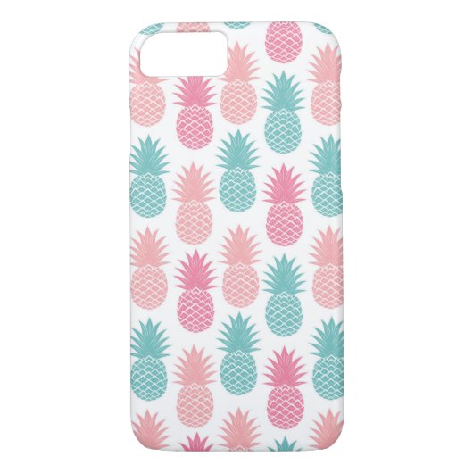 Coques Case-Mate iPhone Motif vintage d'ananas (Dos)