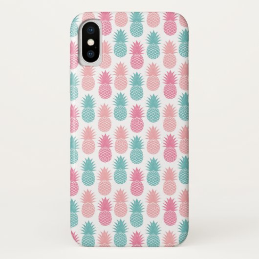 Coques Case-Mate iPhone Motif vintage d'ananas (Dos)