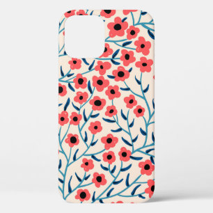 Case-Mate iPhone Case motif vintage fleuri sans couture avec fleur abstr