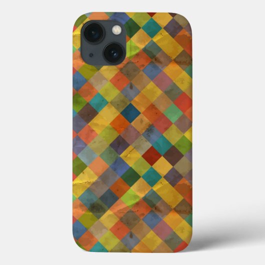 Coques Case-Mate iPhone motif vintage. Géométrique. (Verso)