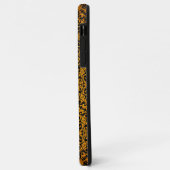 Coques Case-Mate iPhone Motif vintage jaune sur (Dos/Gauche)