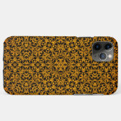 Coques Case-Mate iPhone Motif vintage jaune sur (Dos (Horizontal))