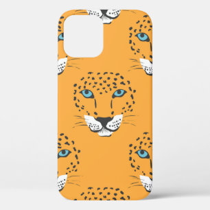 Case-Mate iPhone Case motif vintage orange sans soudure avec têtes léopa