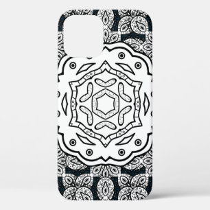 Case-Mate iPhone Case motif vintage sur arrière - plan bleu avec orme bl