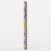 Coques Case-Mate iPhone Motif Violet Or Circulaire (Dos/Droite)