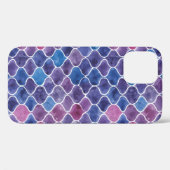 Coques Case-Mate iPhone Motif violet sans aquarelle (Verso (horizontal))