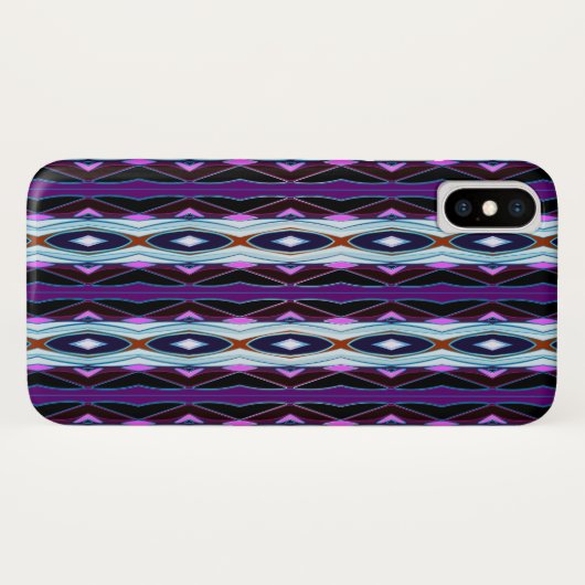 Coques Case-Mate iPhone Motif violet unique (Dos (Horizontal))