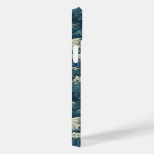 Coques Case-Mate iPhone Motif Waves de nom personnalisé (Verso / Droite)