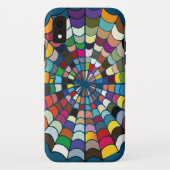 Coques Case-Mate iPhone Motif Web Araignée multicouleur (Dos)