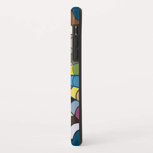 Coques Case-Mate iPhone Motif Web Araignée multicouleur (Dos/Gauche)