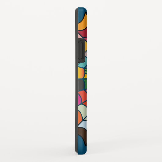 Coques Case-Mate iPhone Motif Web Araignée multicouleur (Dos/Droite)