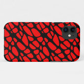 Coques Case-Mate iPhone Motif Web gothique rouge et noir (Dos (Horizontal))