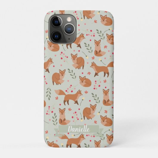 Coques Case-Mate iPhone Motif Whimsical Fox (Dos)