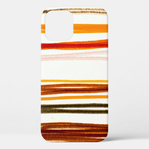 Case-Mate iPhone Case Motif White Lines. Dessin d'encre des bandes géomé