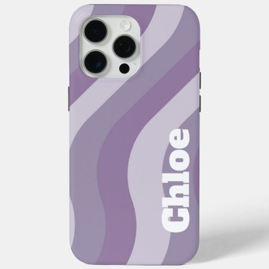 Coques Case-Mate iPhone Motif Y2K Super de flux de liquide violet (Verso)