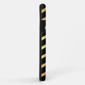 Coques Case-Mate iPhone Motif Zag Gold et Black Zig (Dos/Droite)