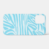 Coques Case-Mate iPhone Motif Zèbre Bleu (Verso (horizontal))