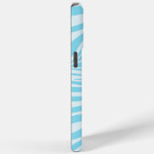 Coques Case-Mate iPhone Motif Zèbre Bleu (Verso / Droite)