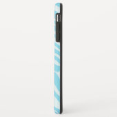 Coques Case-Mate iPhone Motif Zèbre Bleu (Dos/Gauche)