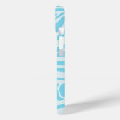Coques Case-Mate iPhone Motif Zèbre Bleu (Verso / Gauche)