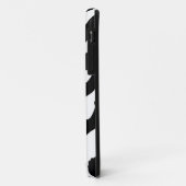 Coques Case-Mate iPhone Motif zèbre noir et blanc (Dos/Gauche)