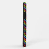 Coques Case-Mate iPhone Motif ZigZag Arc-en-ciel (Dos/Droite)