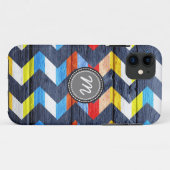 Coques Case-Mate iPhone Motif zigzag chevron bois aztèque #8 (Dos (Horizontal))