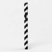 Coques Case-Mate iPhone Motif Zigzag noir et blanc, Motif Chevron (Dos/Droite)