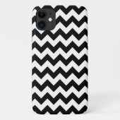 Coques Case-Mate iPhone Motif Zigzag noir et blanc, Motif Chevron (Dos)
