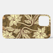 Coques Case-Mate iPhone Motifs batik indonésiens avec patte de flore et de (Verso (horizontal))