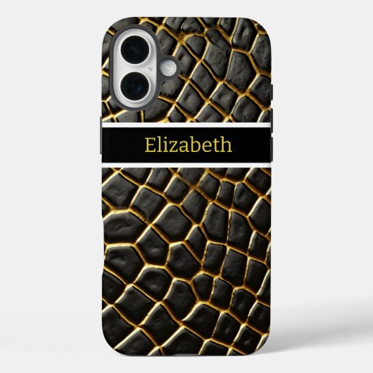 Coques Case-Mate iPhone Motifs complexes de la peau d'un serpent venimeux (Verso)