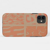 Coques Case-Mate iPhone Motifs de animaux sauvages orange (Dos (Horizontal))